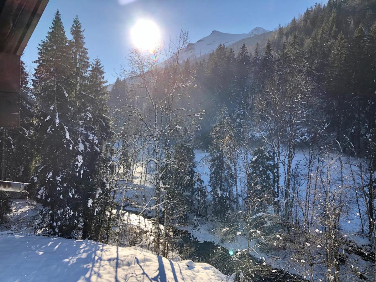 סן-ג'רבה-לה-באן Chalet Riviere Du Bon Nant Location De 6 A 14 Personnes En Haute Savoie מראה חיצוני תמונה