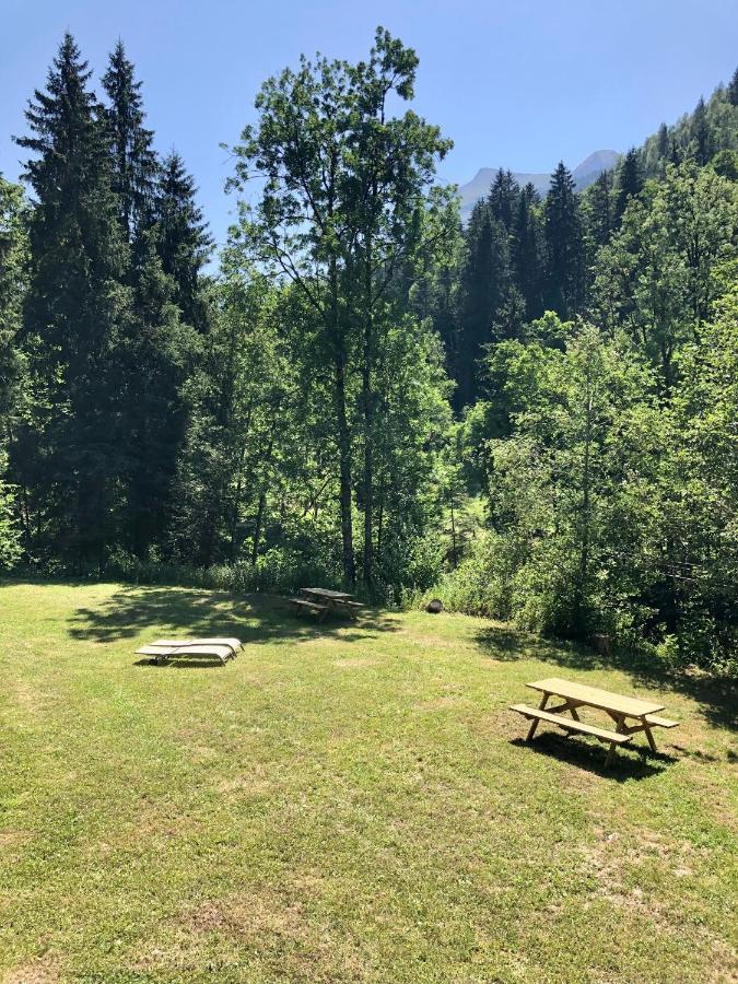 סן-ג'רבה-לה-באן Chalet Riviere Du Bon Nant Location De 6 A 14 Personnes En Haute Savoie מראה חיצוני תמונה